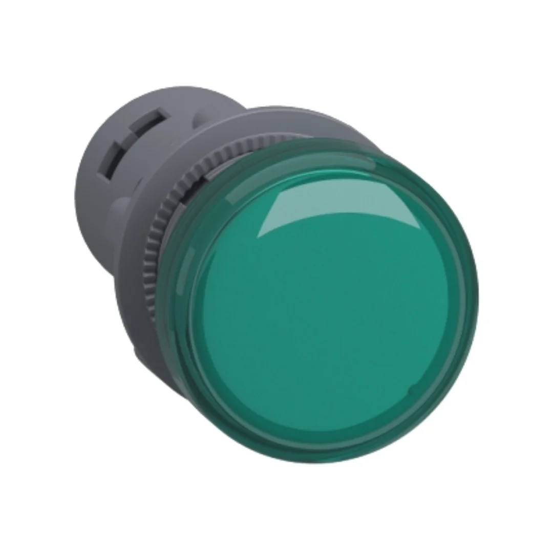 PILOTO LUMINOSO LED XA2 VERDE 220VAC 22mm COD:XA2EVM3LC SCHNEIDER