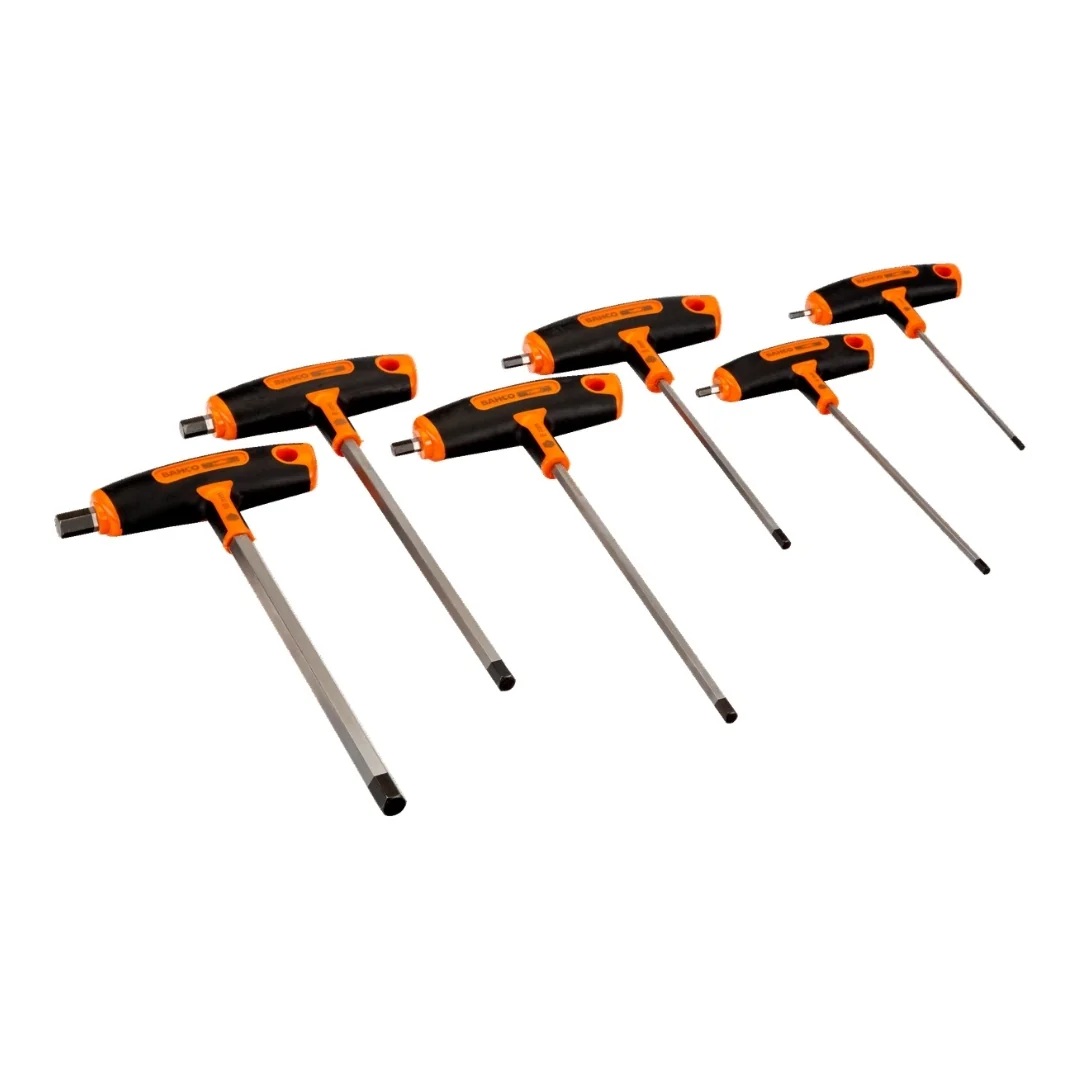 BAHCO - JGO DESTORNILLADORES EN T HEXAGONALES CON ESFERA 6P - 903T-1