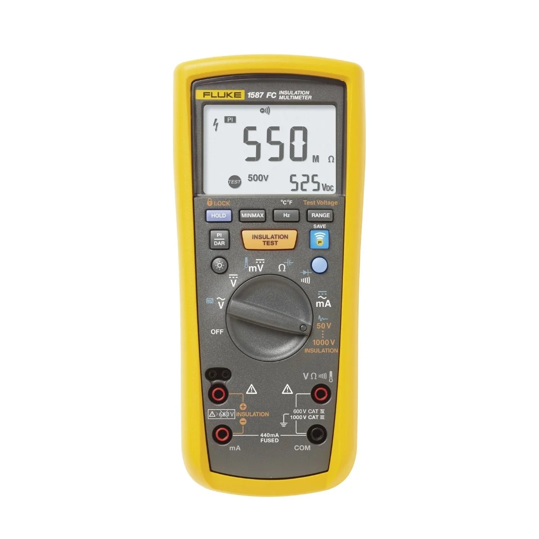 MEGOMETRO CON MULTIMETRO 1000V DIG.FLUKE 1587 FC MEGOMETRO CON MULTIMETRO 1000V DIG.FLUKE 1587 FC