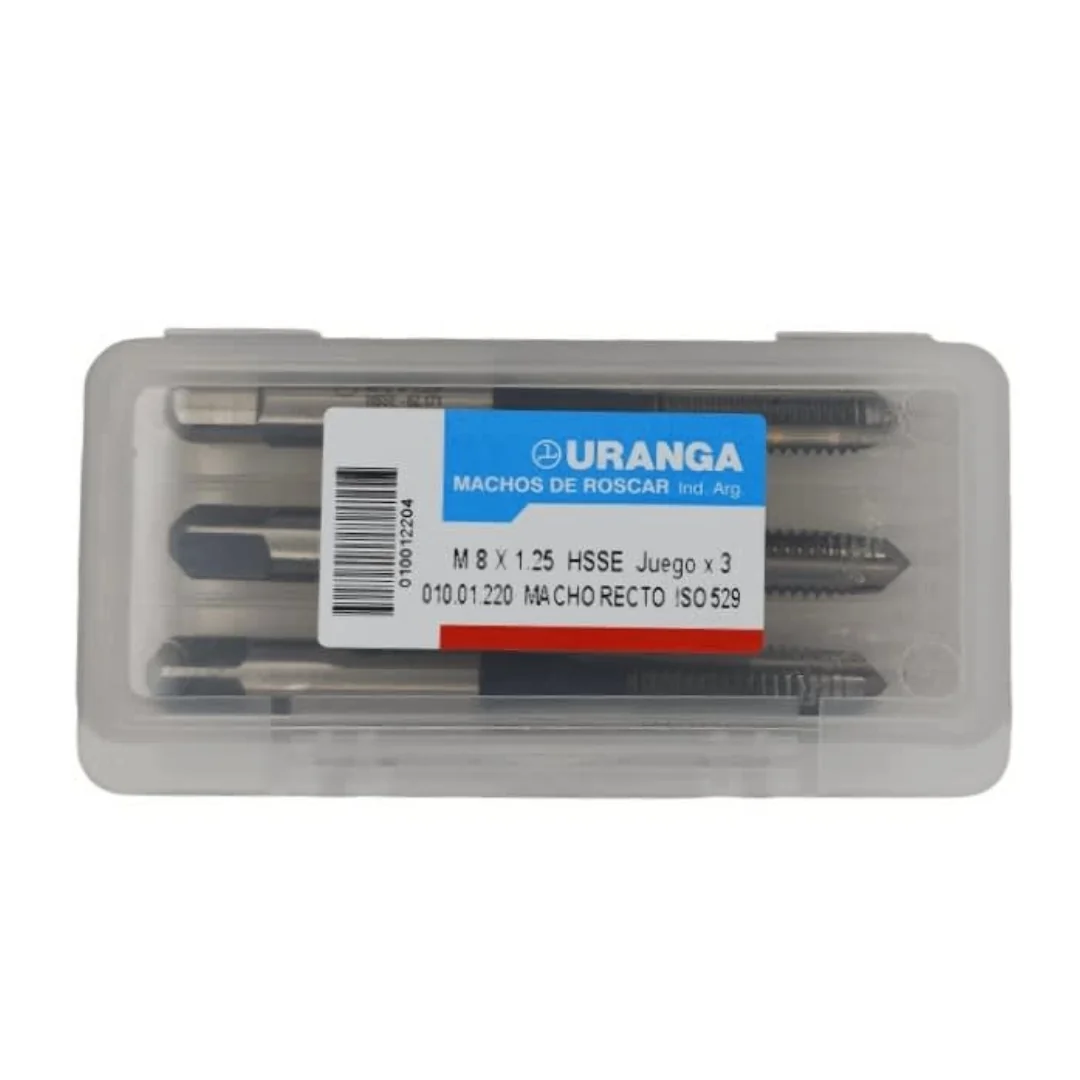MACHO MANUAL M10 X 1.5 HSSE (3 PZAS) URANGA MACHO MANUAL M10 X 1.5 HSSE (3 PZAS) URANGA