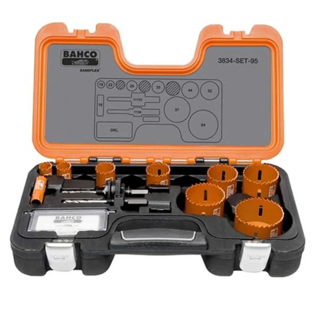 BAHCO - SET SIERRA COPA BIMETALICA 16-64MM 12P - 3834-SET-95 BAHCO - SET SIERRA COPA BIMETALICA 16-64MM 12P - 3834-SET-95