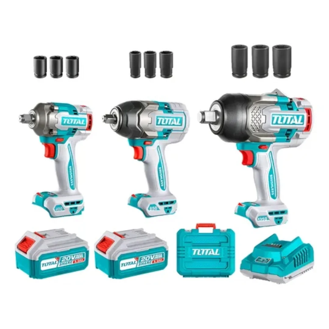 PISTOLA D/IMPACTO JGO x 3 UN. 1350, 800 y 400Nm - TOSLI250386