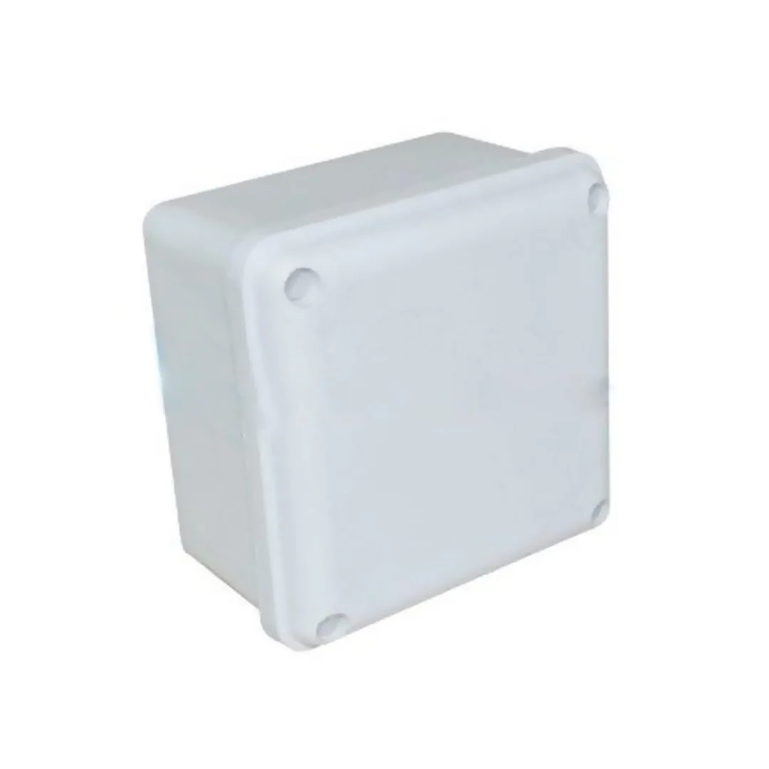 Caja de Pase Eléctrica 10x10x8 cm para Derivación y Empalme