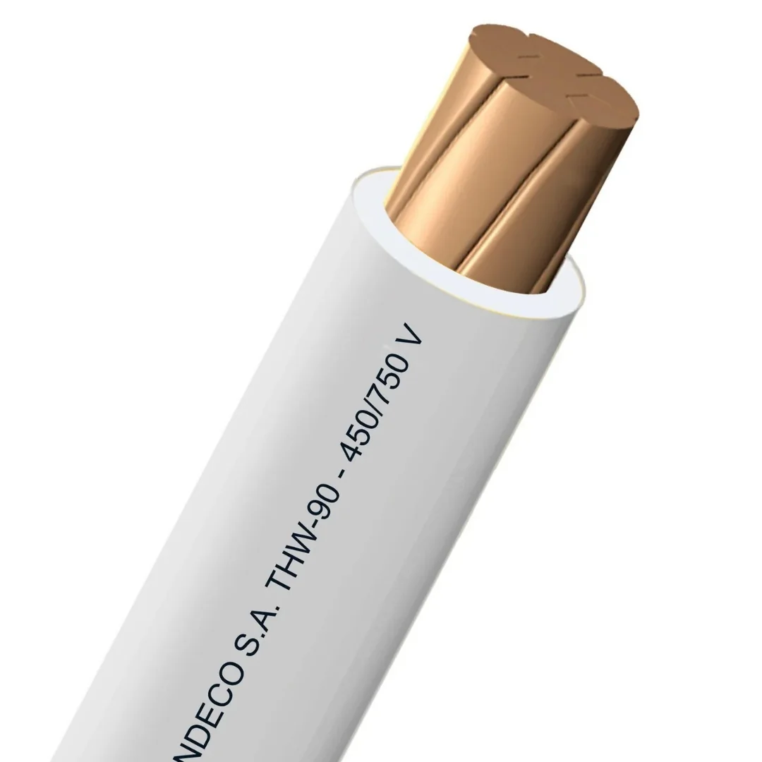 CABLE THW-90 P+EST 14AWG 450/750V BLANCO - INDECO