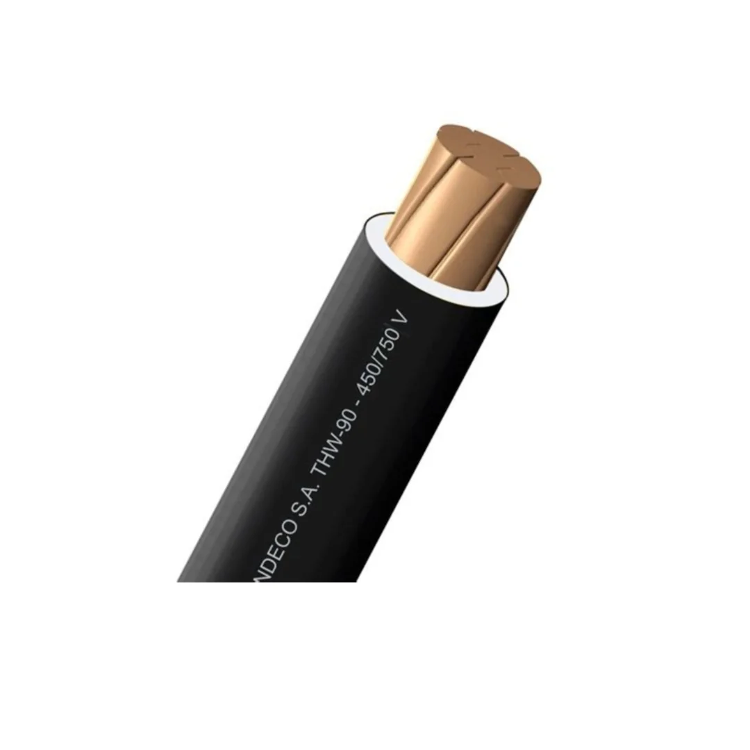 CABLE THW-90 P+EST 14AWG 450/750V NEGRO - INDECO