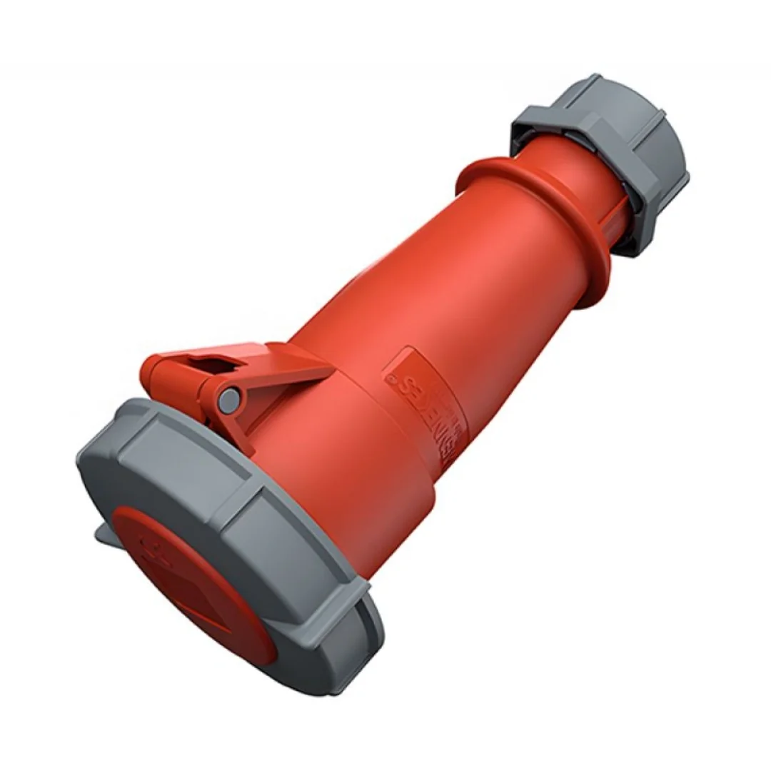 ENCHUFE INDUSTRIAL 3X32A+T 415V IP67 6H ROJO - [294] - MENNEKES