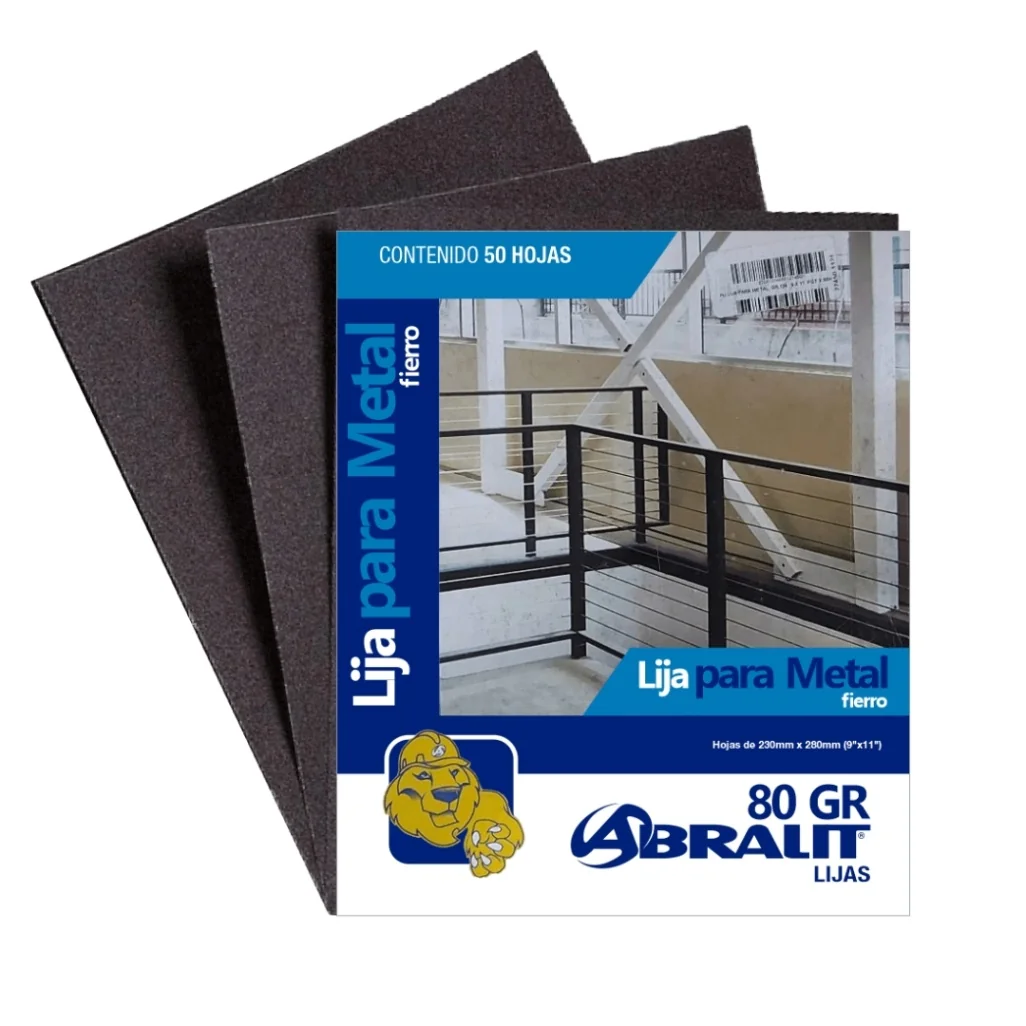 PAQ. LIJA FIERRO GR. 180 X 50UND ABRALIT PAQ. LIJA FIERRO GR. 180 X 50UND ABRALIT