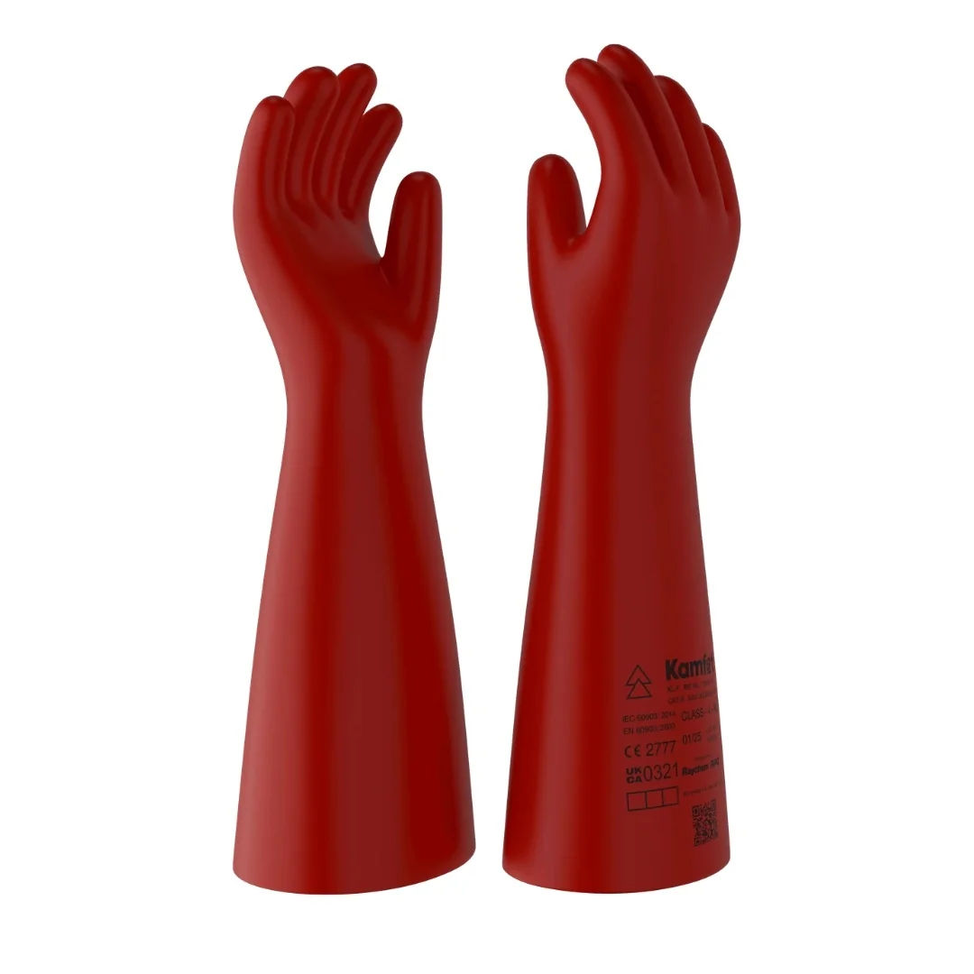 GUANTES DIELÉCTRICOS 35KV CLASE 4 PARA ALTA TENSIÓN CERTIFICADOS