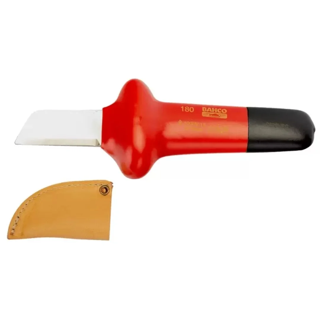 BAHCO - CUCHILLO CURVO PARA ELECTRICISTA 180MM 1000V - 2820VPC BAHCO - CUCHILLO CURVO PARA ELECTRICISTA 180MM 1000V - 2820VPC