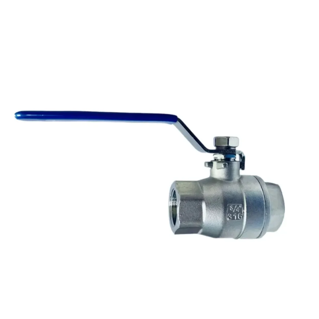 LLAVE DE PASO 1" ACERO INOXIDABLE SUN