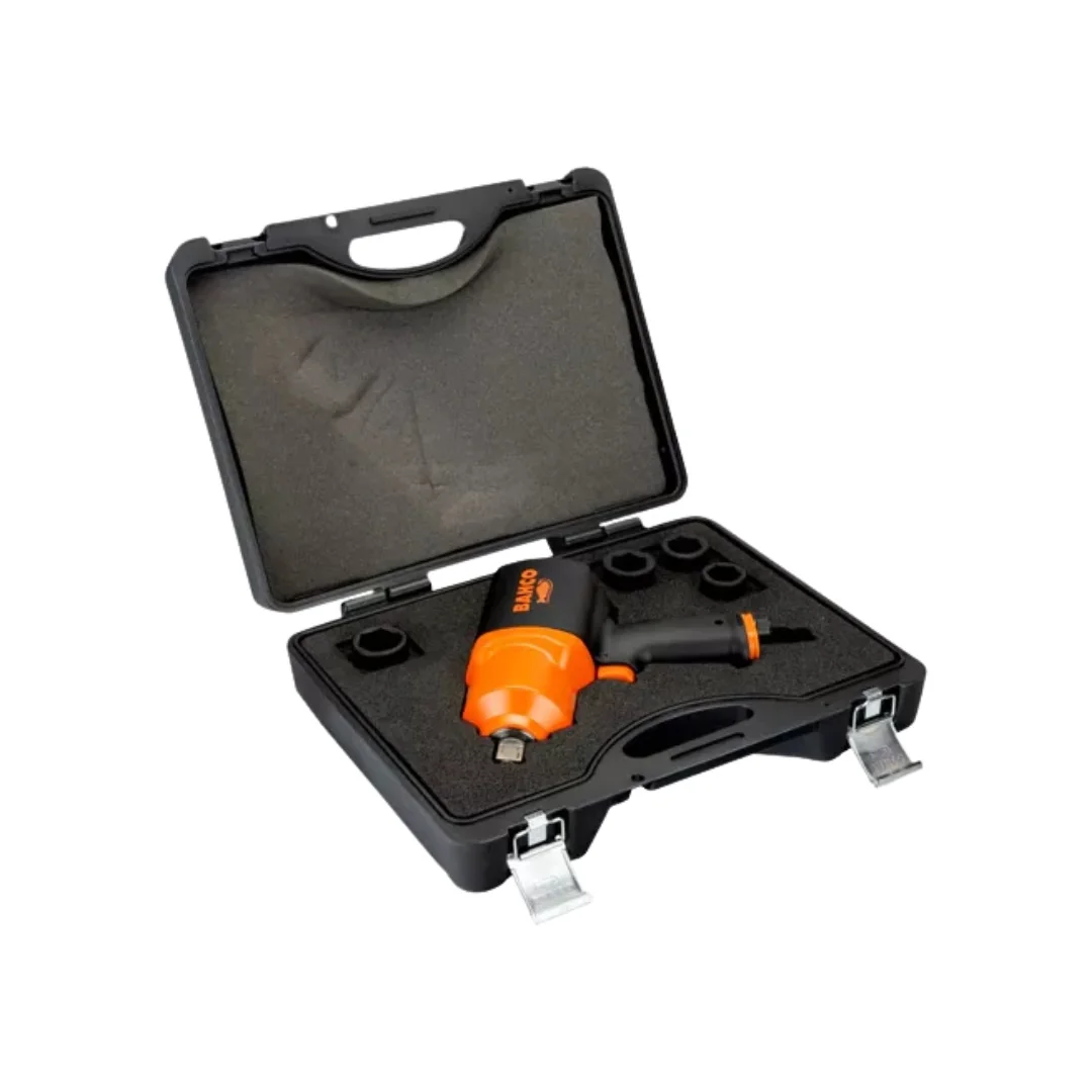 BAHCO - KIT PISTOLA DE IMPACTO NEUMATICA COMPOSITE ENC 3/4" DADOS EN PULG 5P - BPC817K2 BAHCO - KIT PISTOLA DE IMPACTO NEUMATICA COMPOSITE ENC 3/4" DADOS EN PULG 5P - BPC817K2