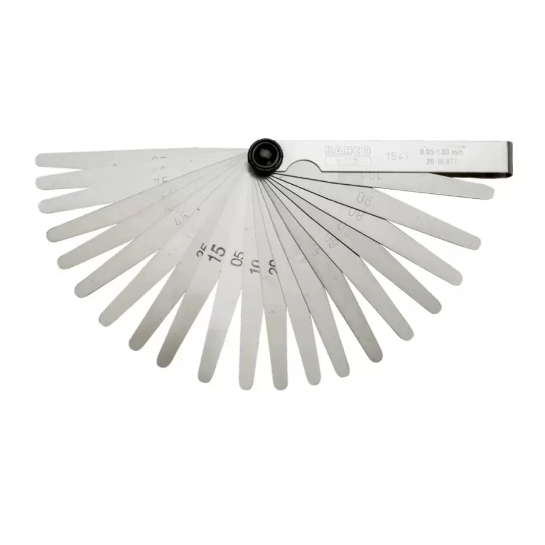 BAHCO - GALGA DE ESPESOR PROFESIONAL MM 20 HOJAS 0.05-1.00MM - 1547 BAHCO - GALGA DE ESPESOR PROFESIONAL MM 20 HOJAS 0.05-1.00MM - 1547