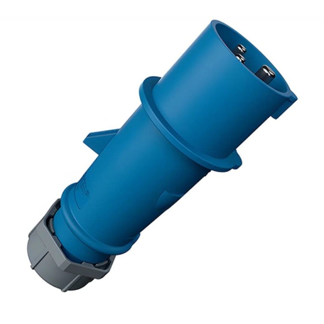 ENCHUFE INDUSTRIAL 2X16A+T 250V IP44 6H AZUL POWERTOP PLUS (REEMP. 248) - [3204] - MENNEKES