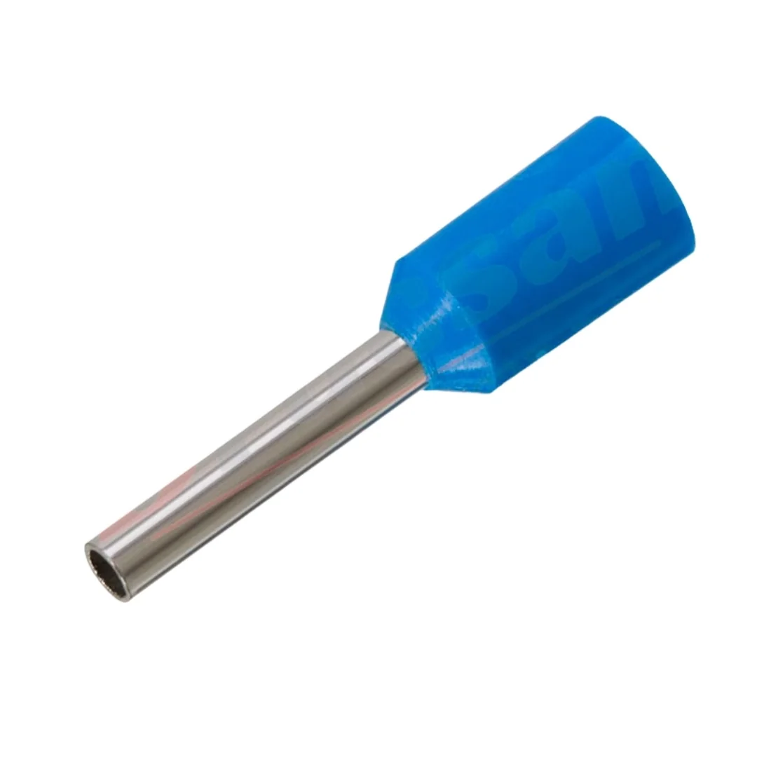 TERMINAL TUBULAR AZUL 14 AWG 2.5MM PAQUETE X 100 UND TERMINAL TUBULAR AZUL 14 AWG 2.5MM PAQUETE X 100 UND