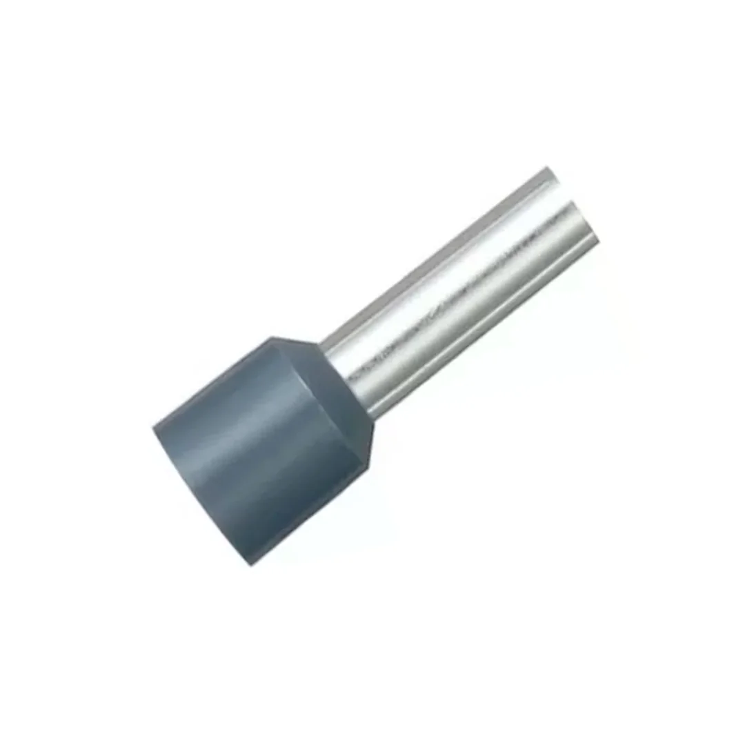 TERMINAL TUBULAR GRIS 12 AWG 4MM PAQUETE X 100 UND TERMINAL TUBULAR GRIS 12 AWG 4MM PAQUETE X 100 UND
