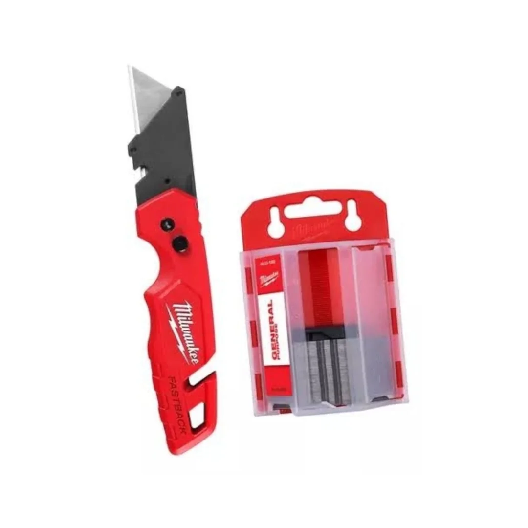NAVAJA MULTIUSOS PLEGABLE FASTBACK Y 50 HOJAS DE REPUESTO/MILWAUKEE - 48221504