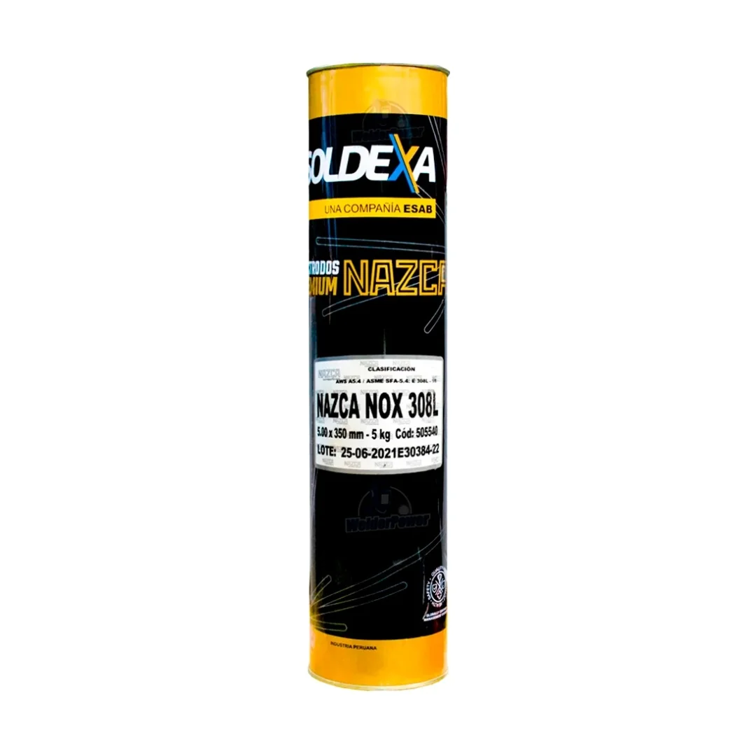 ELECTRODO NAZCA INOX 308L DE 3/32 SOLDEXA ELECTRODO NAZCA INOX 308L DE 3/32 SOLDEXA