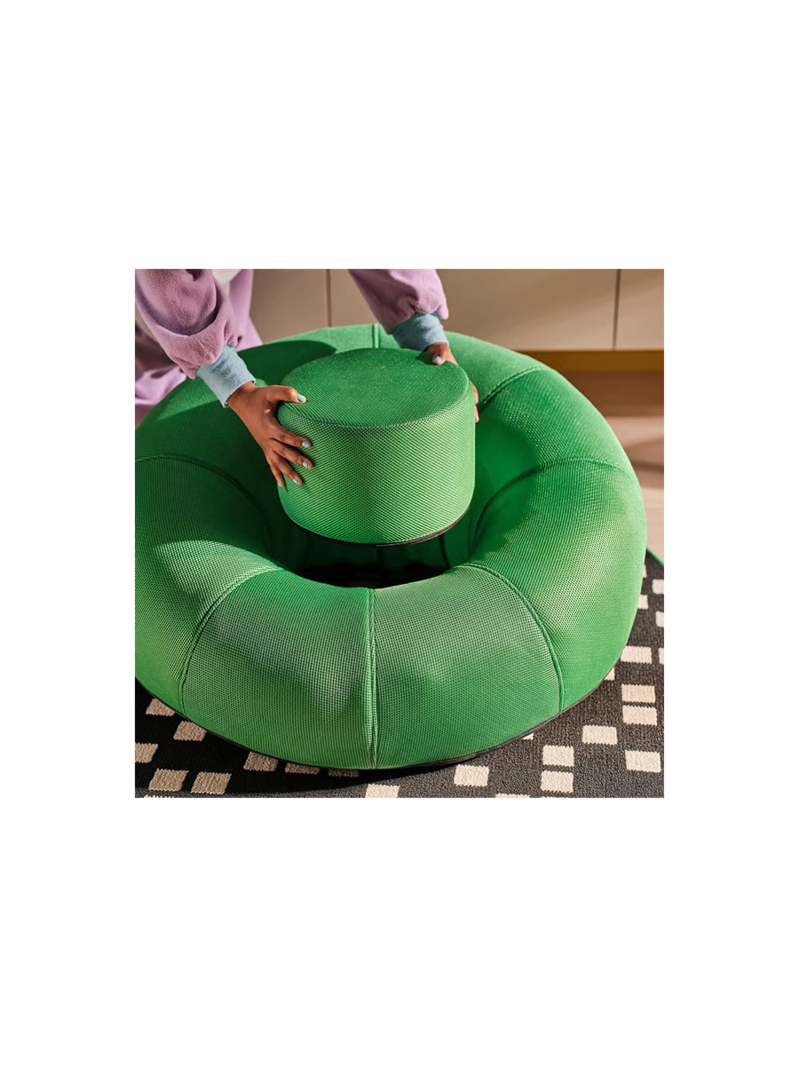 BRANNBOLL Inflatable Gaming Lounge Chair