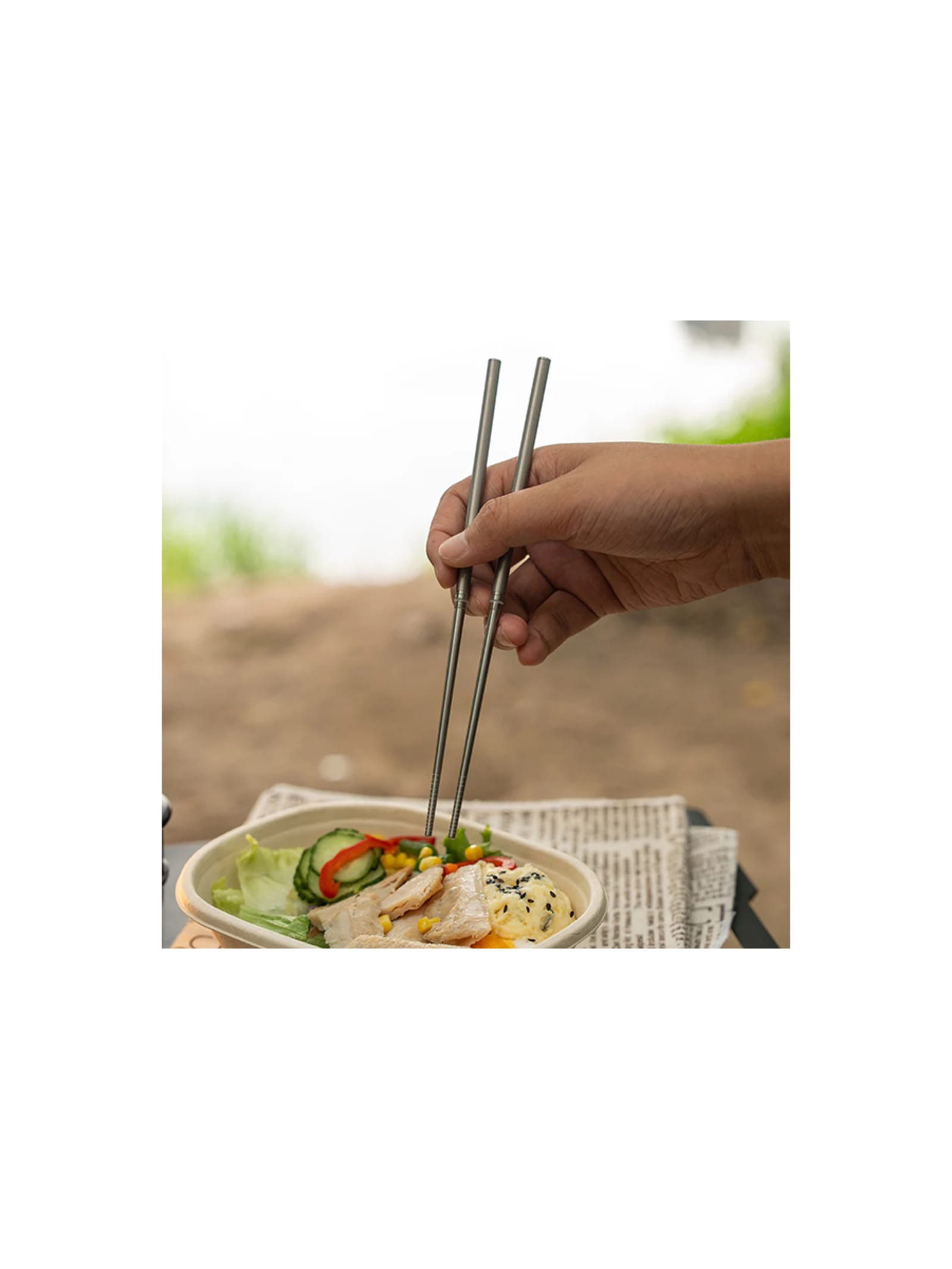 Titanium Foldable Chopsticks
