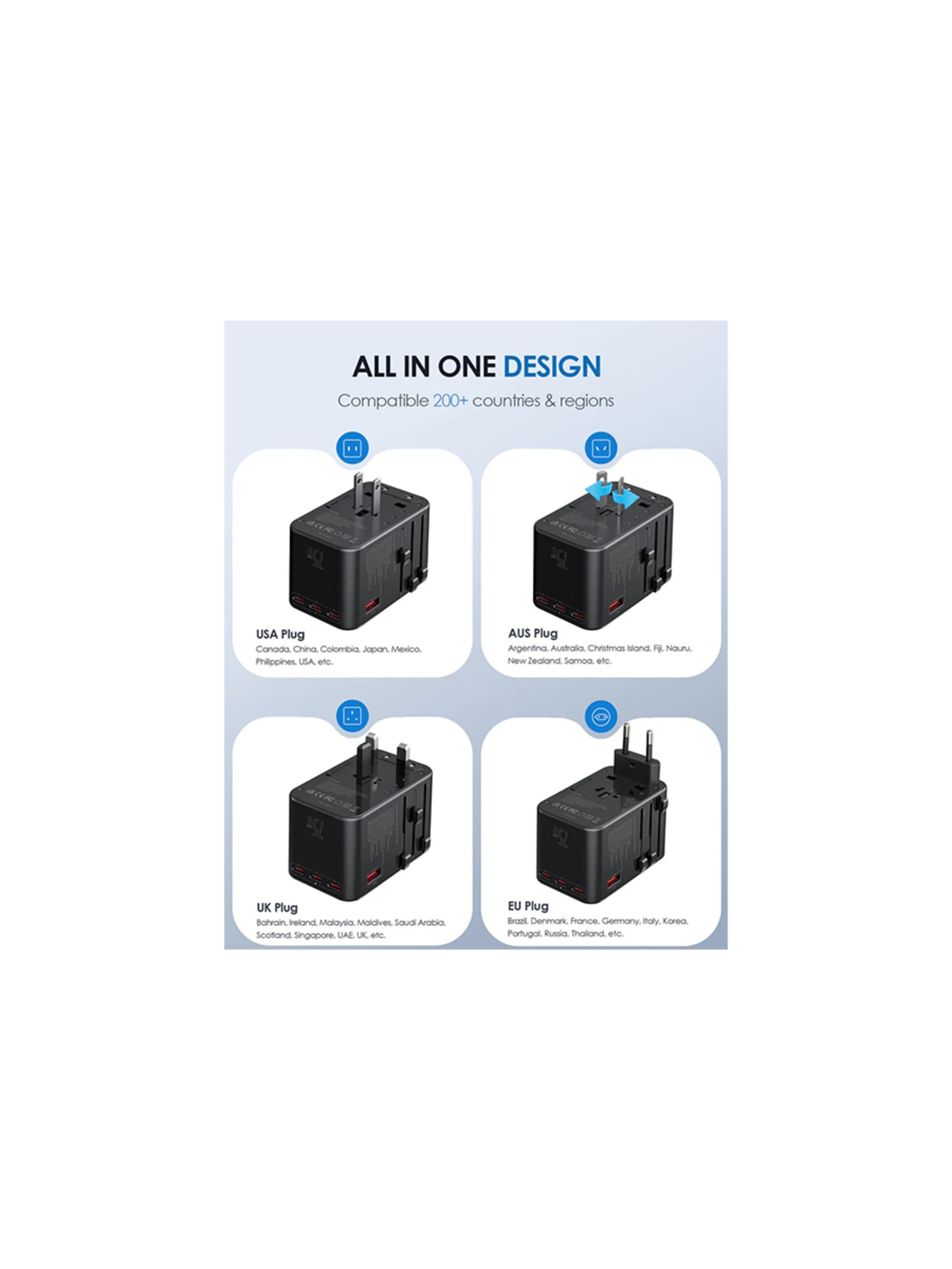 TA 105 Max Universal Travel Adapter