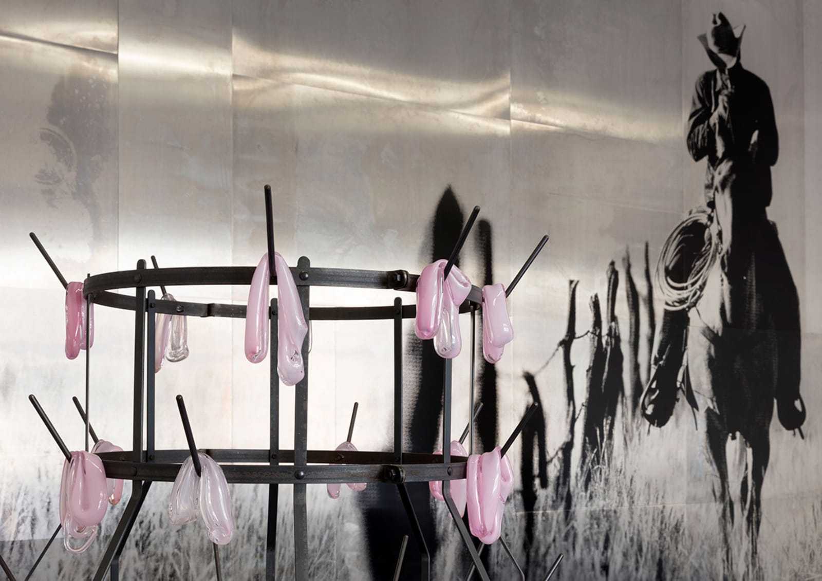 Monica Bonvicini installation view, Galleria Raffaella Cortese, Milan, 2019