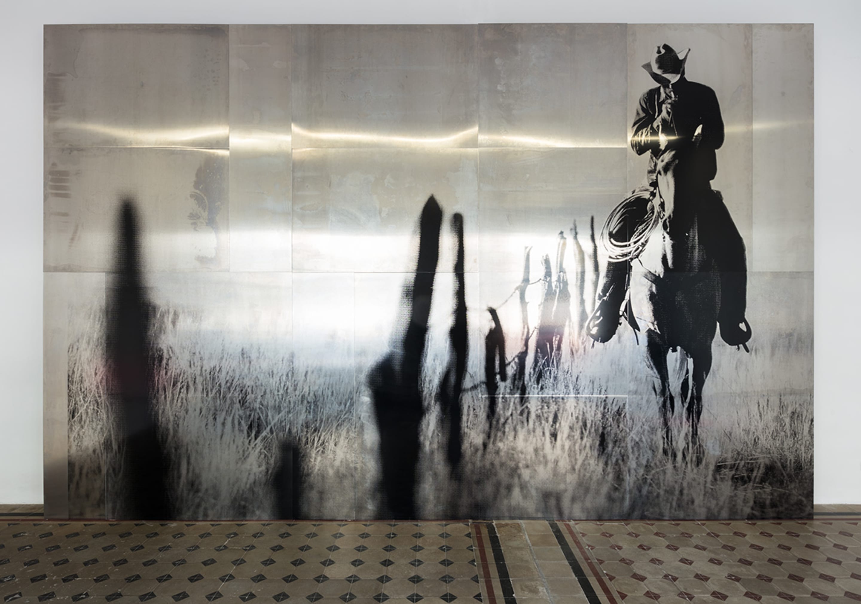 Monica Bonvicini installation view, Galleria Raffaella Cortese, Milan, 2019