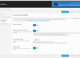 set up addon settings