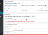 Addon contest settings