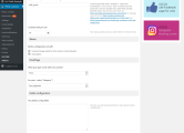 Addon settings