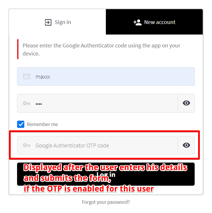 2 Factor Login / 2FA / OTP verification – AJAX login registration modal ...