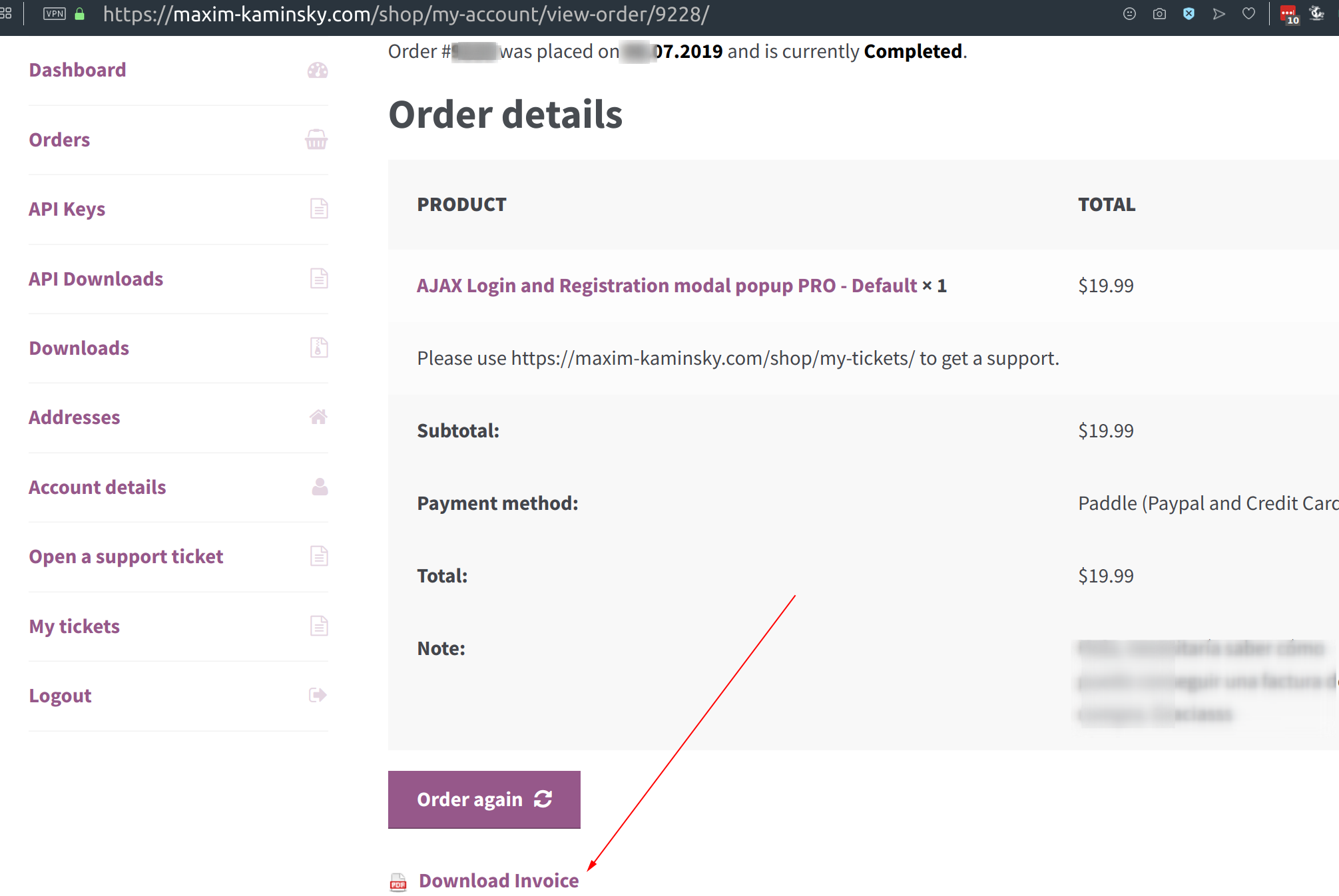 How to generate PDF invoice for your order – AJAX login registration ...