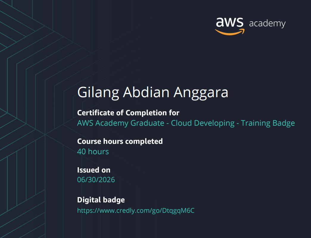AWS Academy Cloud Developing