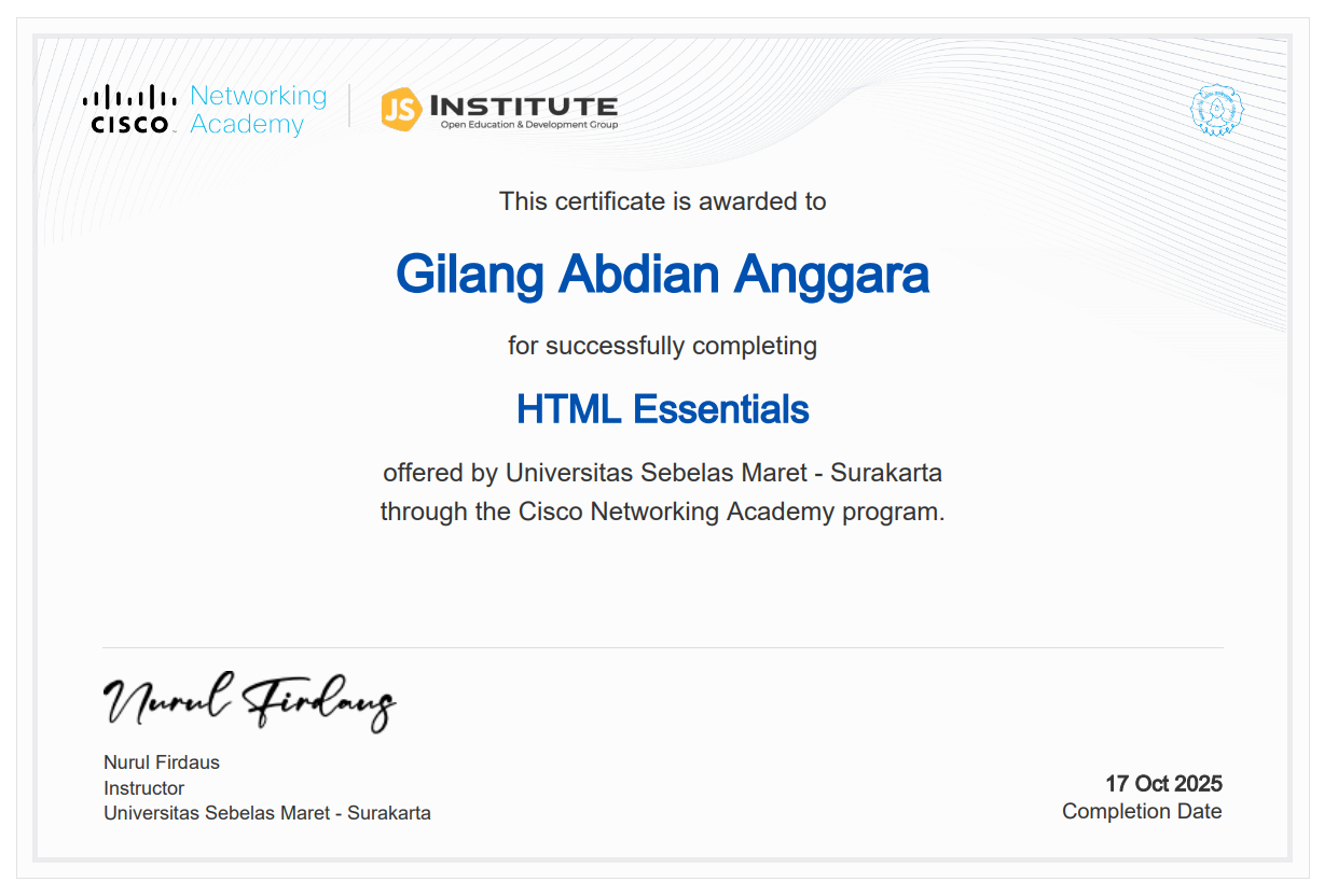 HTML Essentials