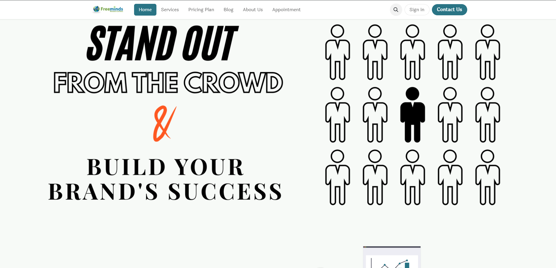 Freeminds Corporate Website Prototype