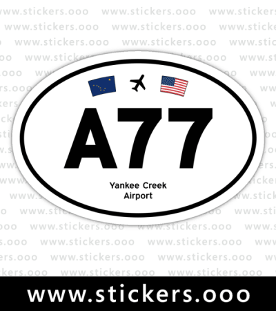A77, Yankee Creek Airport (Yankee Creek, Alaska AK) – Oval