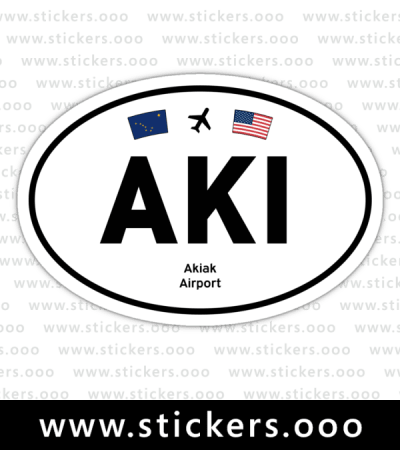 AKI, Akiak Airport (Akiak, Alaska AK) – Oval