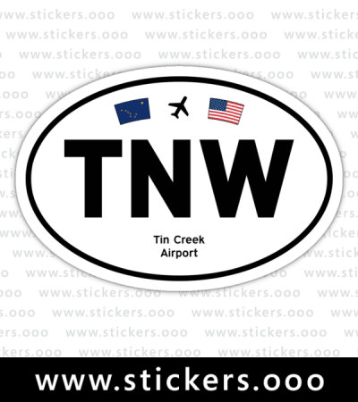 TNW, Tin Creek Airport (Farewell Lake, Alaska AK) – Oval