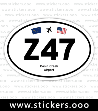 Z47, Basin Creek Airport (Basin Creek, Alaska AK) – Oval