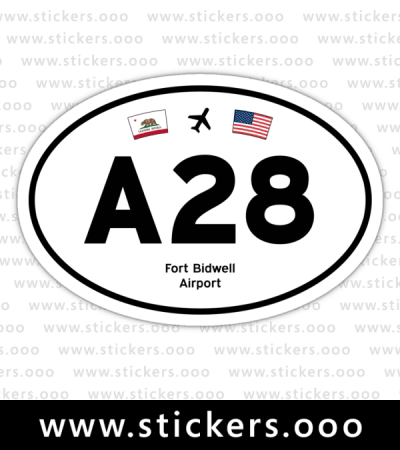 A28, Fort Bidwell Airport (Fort Bidwell, California CA) – Oval