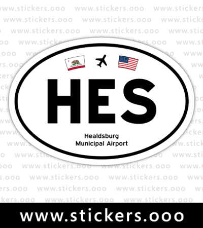 HES, Healdsburg Municipal Airport (Healdsburg, California CA) – Oval