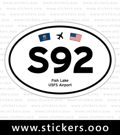 S92, Fish Lake USFS Airport (Fish Lake, Idaho ID) – Oval