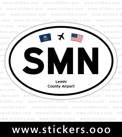 SMN, Lemhi County Airport (Salmon, Idaho ID) – Oval