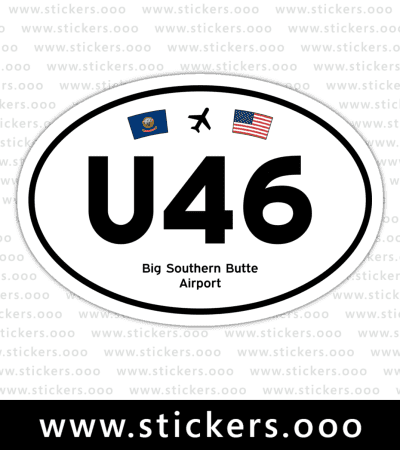 U46, Big Southern Butte Airport (Atomic City, Idaho ID) – Oval