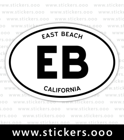 EB, East Beach, California (CA) – Oval