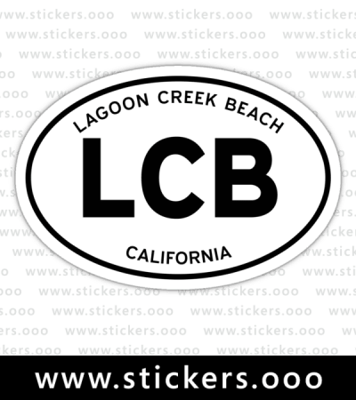LCB, Lagoon Creek Beach, California (CA) – Oval