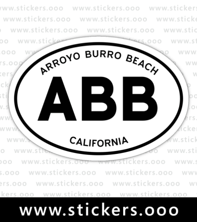 ABB, Arroyo Burro Beach, California (CA) – Oval