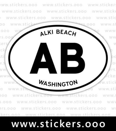 AB, Alki Beach, Washington (WA) – Oval