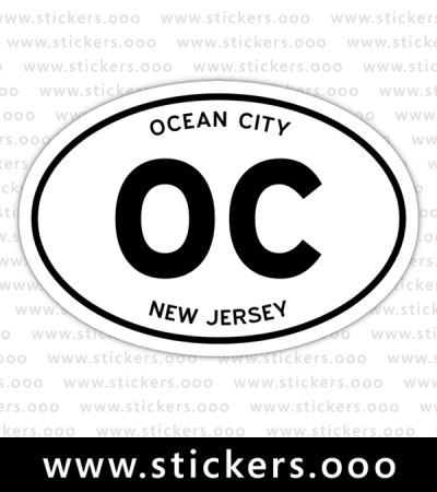 OC, Ocean City, New Jersey (NJ) – Oval