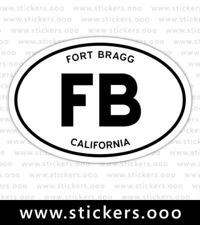 FB, Fort Bragg, California (CA) – Oval
