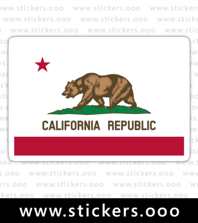 Flag of California Republic / CA / Cali / Californian Official State Flag (USA)